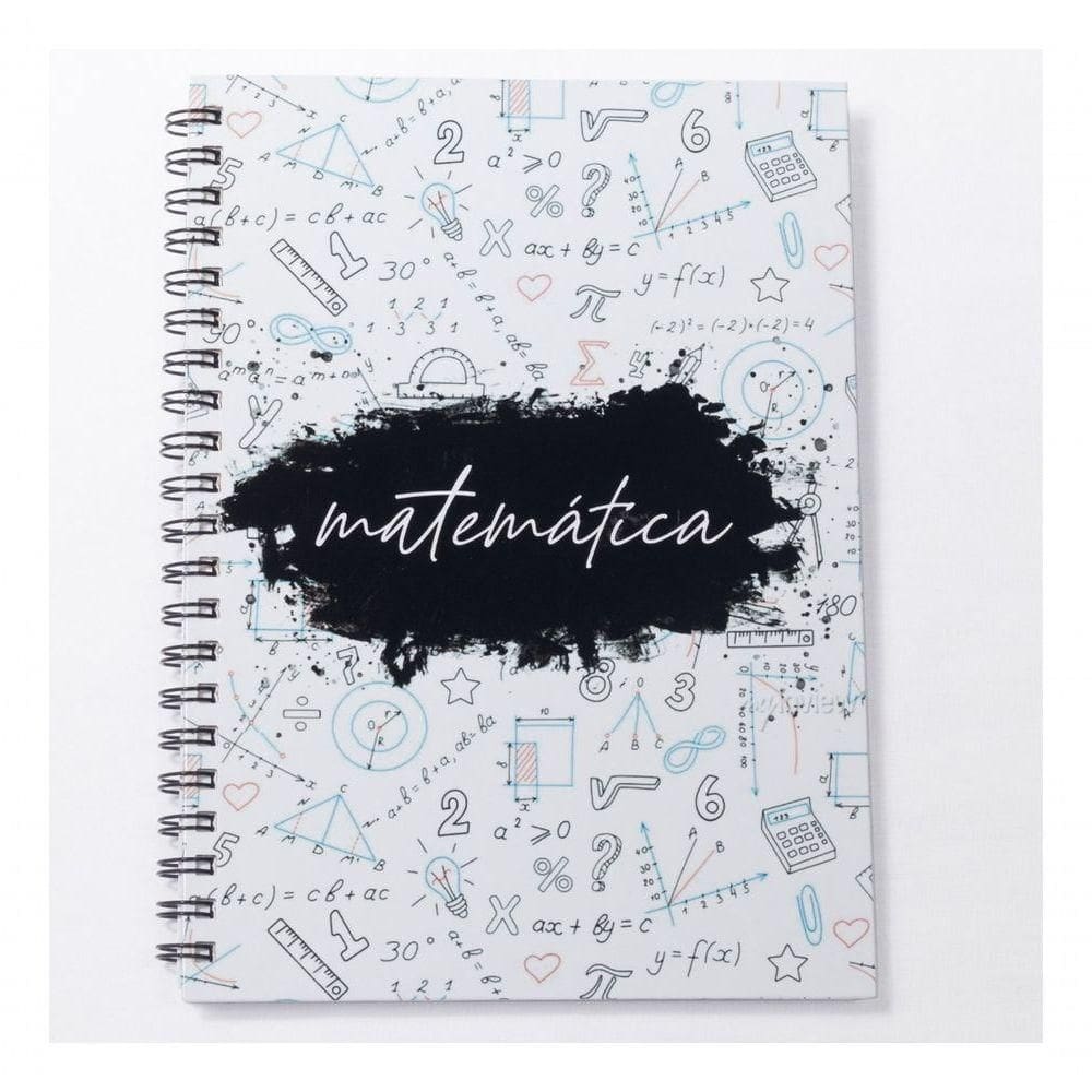 Caderno Universitário 100fls Matemática Profissões Cor Matemática