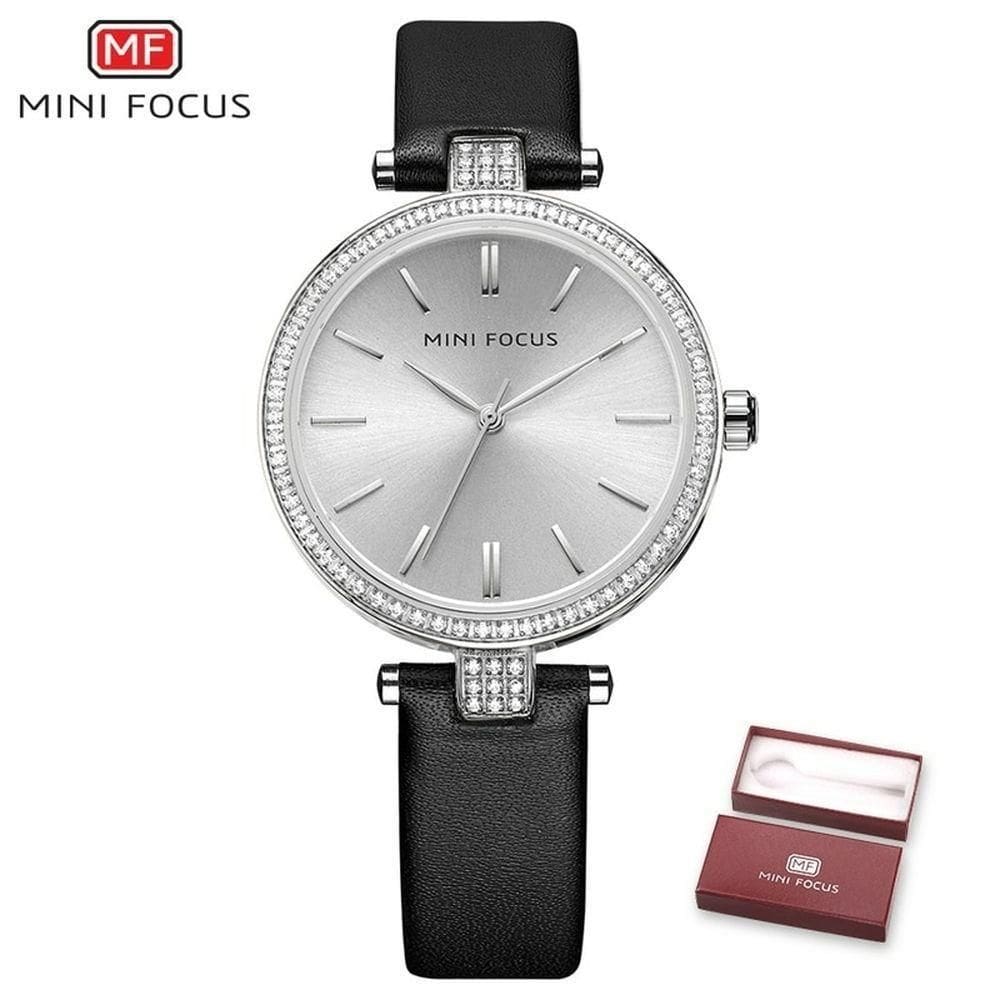 Relógio Feminino Mini Focus Mf0039l à Prova D`água Preto