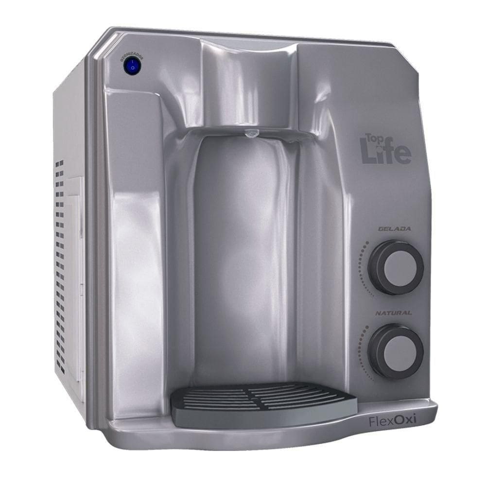 Filtro Purificador água C/ Super Ozonio Gelada Bactericida Prata 127v Flex Oxi - Top Life