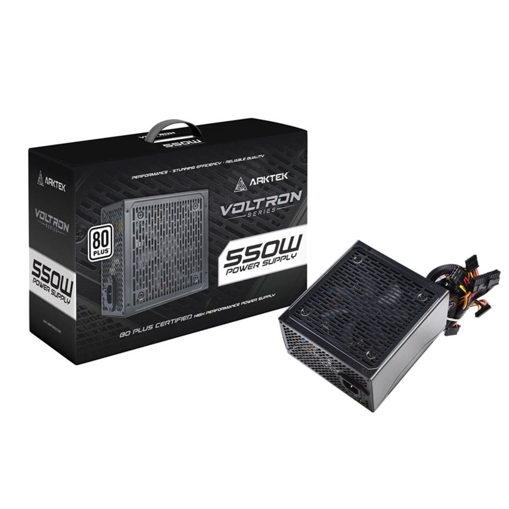 Fonte Gamer Arktek 550w / 80plus White - (ak-atx550ww)