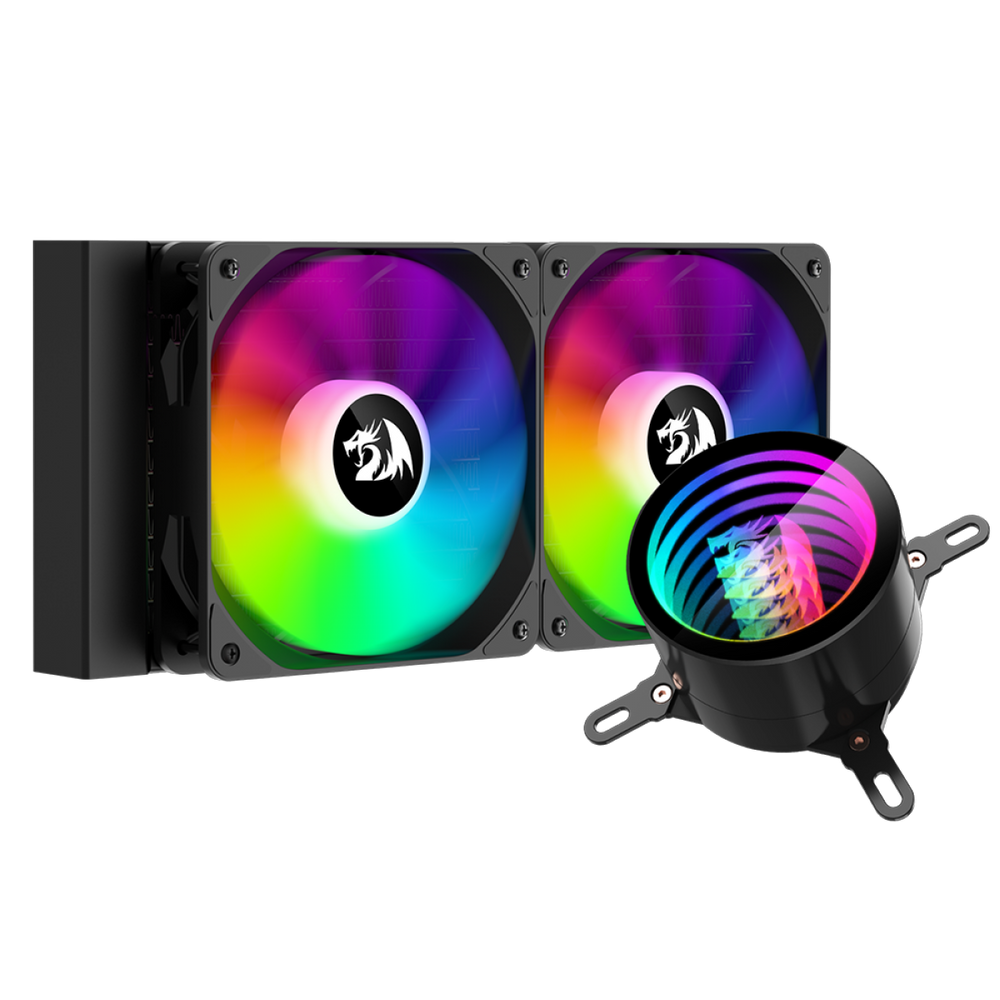Water Cooler Para Processador Redragon Cw-3011 Rgb - Preto