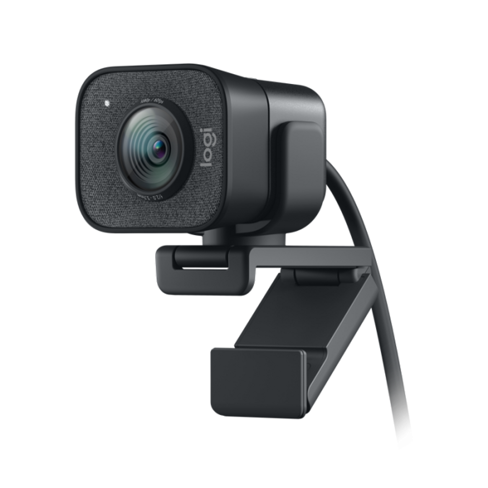 Webcam Logitech Stream Plus Full HD 60 FPS Microfo Integrado