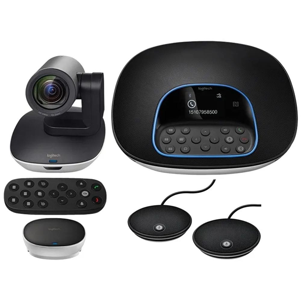 Webcam com Expansao de Microfones Logitech Group 960-001060