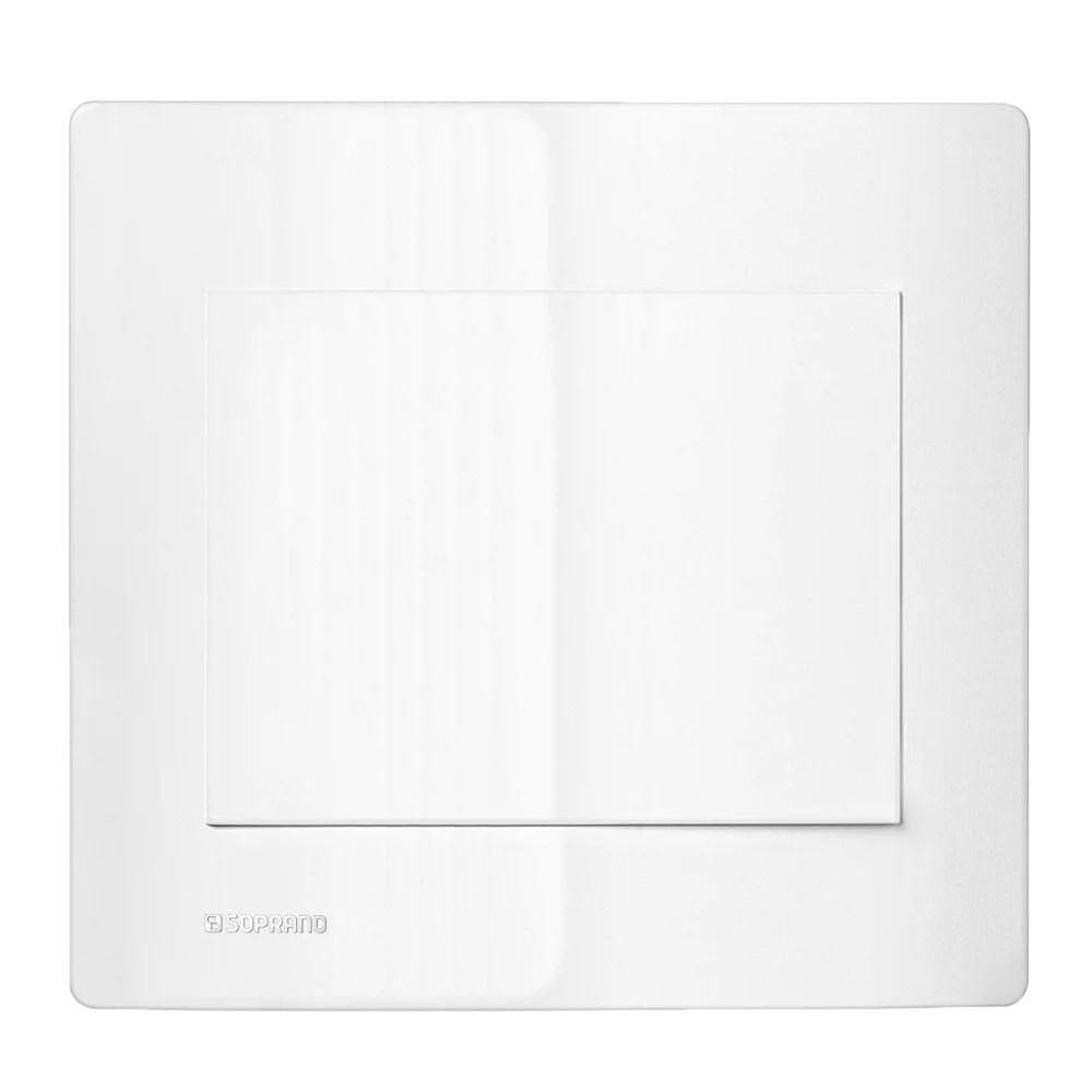 Placa Cega 4x4 C/ Suporte Branco Revita Soprano