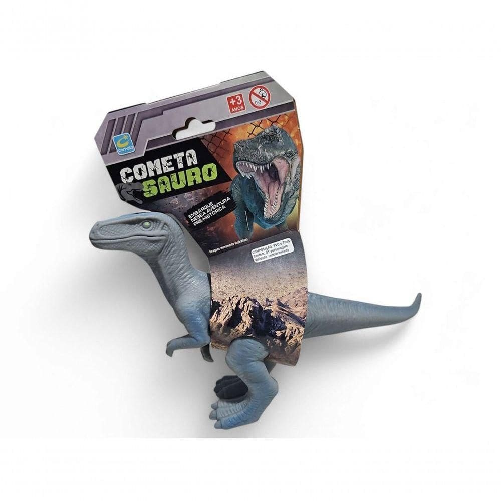 Boneco Em Vinil Dinossauro Brinquedo Realista Velociraptor