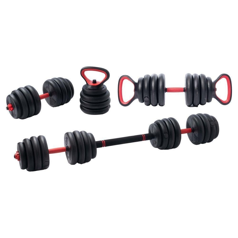 Halter Anilha Barra Kettlebell 40kg Musculação 5 Em 1 WCT