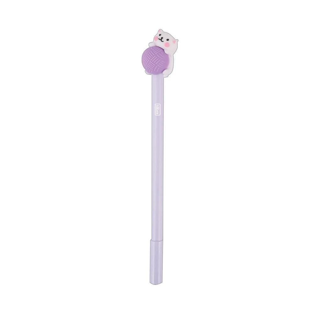 Caneta Gel Patinha Purrfect Tilibra - 0.5mm Roxo