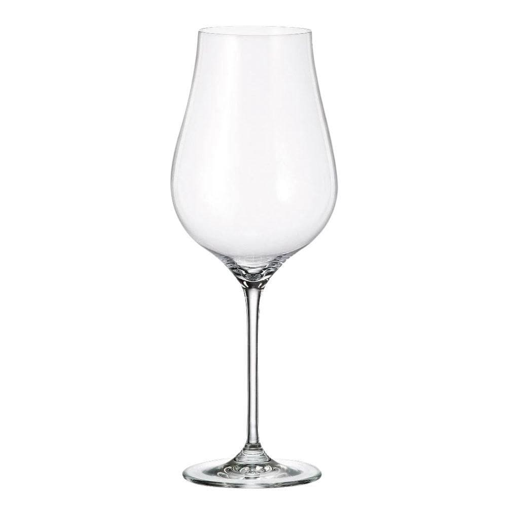 Jogo De Taças Para Vinho Tinto Em Cristal Limosa Com 6 Peças 500ml Bohemia