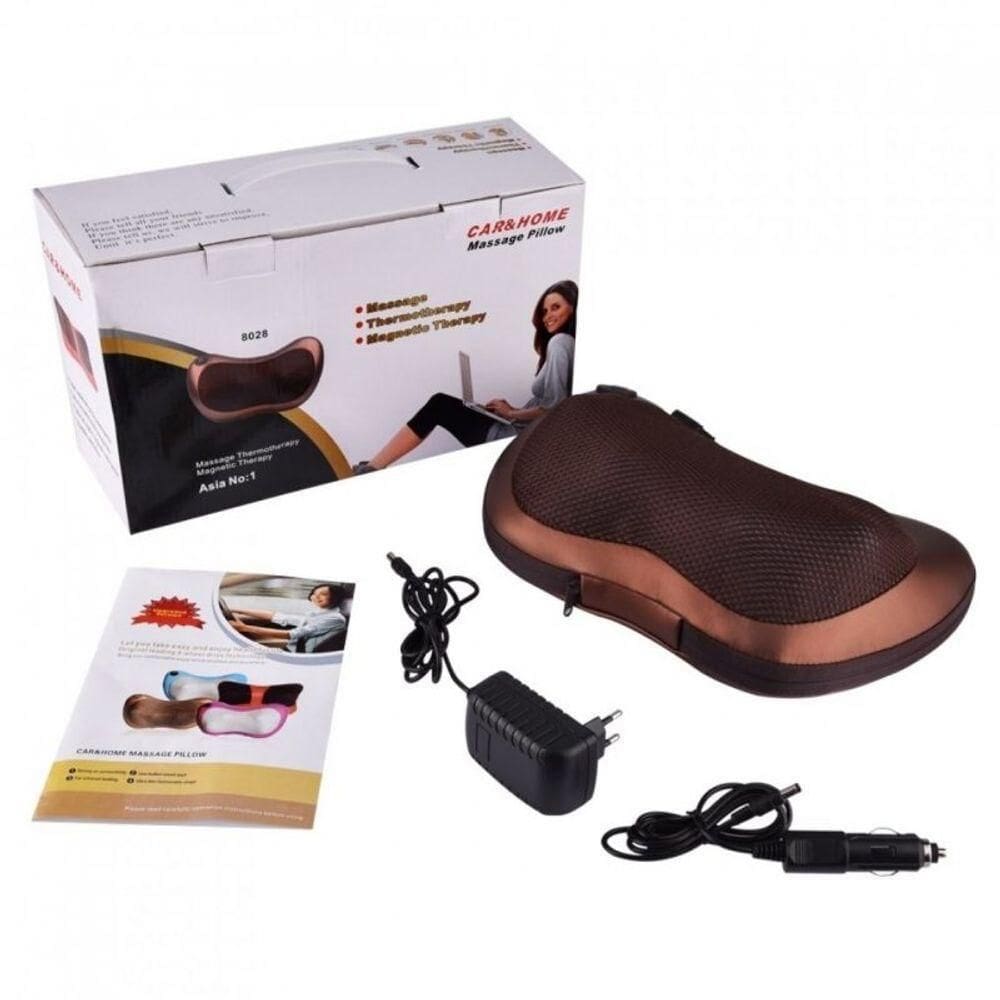 Almofada Massageadora Movimentos Shiatsu Com Cromoterapia ? Car E Home