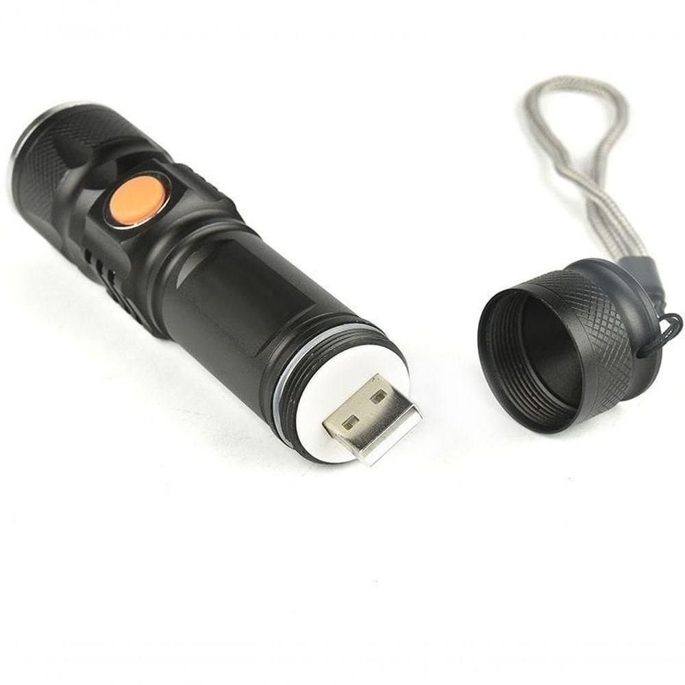 Lanterna Tatica 880000w Militar Longo Alcance T6 Usb