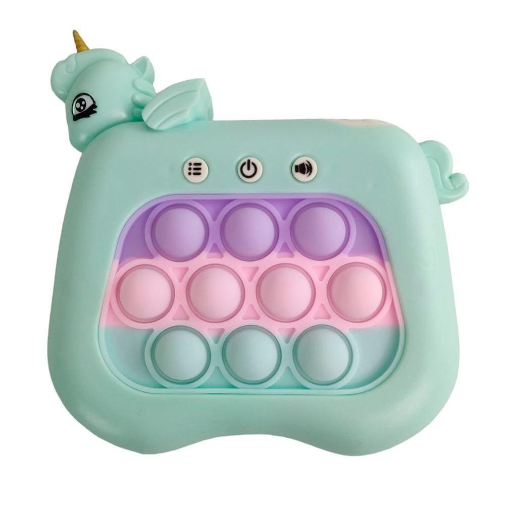 Pop It Mini Game Unicornio Interativo 4 Modos Portatil