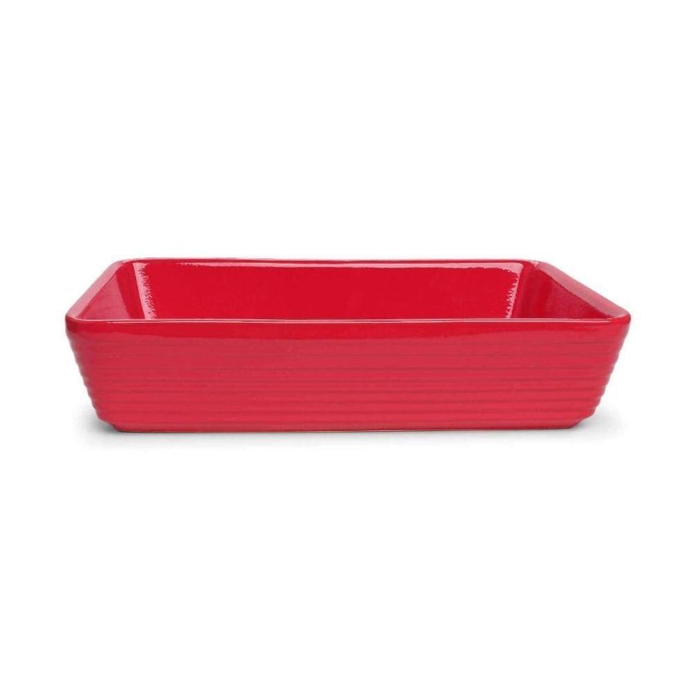 Assadeira Retangular 33cm Gourmet Vermelho - Jomafe