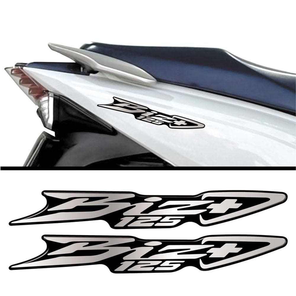 Faixa Adesivo Biz 125 + 2006 2007 Resinado Kit 06 07 Cromado