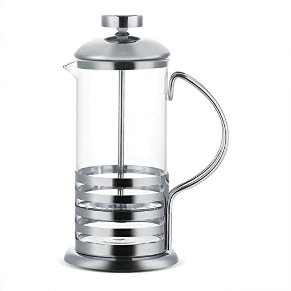 Cafeteira Francesa Em Inox Decorada 1 Litro Prensa Chaleira Café Expresso Grande