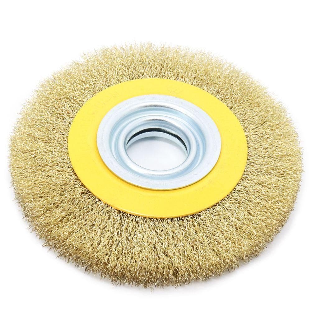 Escova De Aço Circular 6 X 3/4 Para Motor Esmeril Tradestar