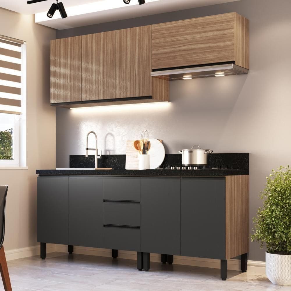 Conjunto Cedro Montana-grafite