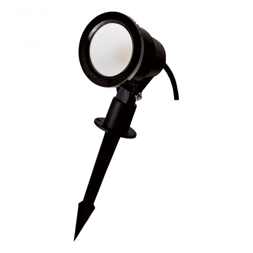 Kit 6 Espetos Luminárias Jardim Led 5w Ambar Bivolt