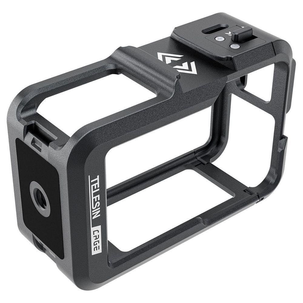 Frame Alumínio Horizontal Vertical De Dji Action 3 E 4 - Telesin