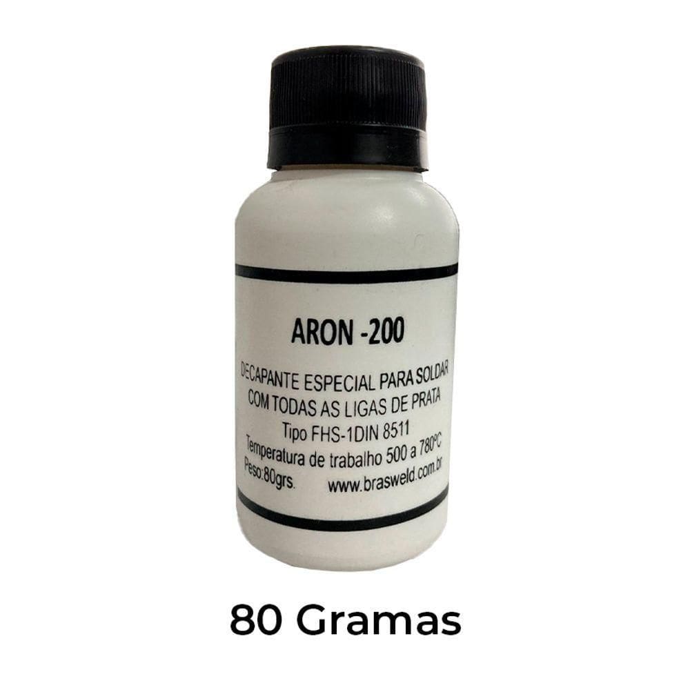 Fluxo Solda Prata 80g Aron 200