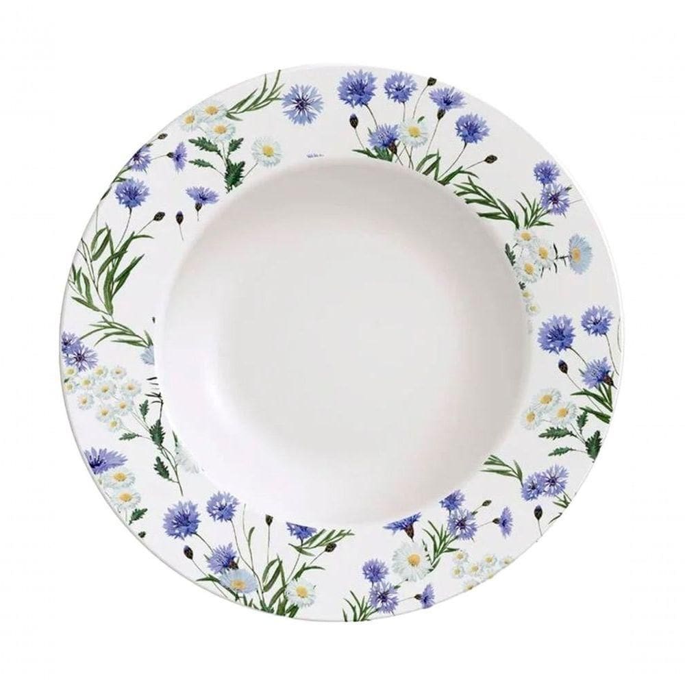 Kit Jogo Prato Raso Jantar 6pçs 6 Pessoas Ana Alice 27,5cm