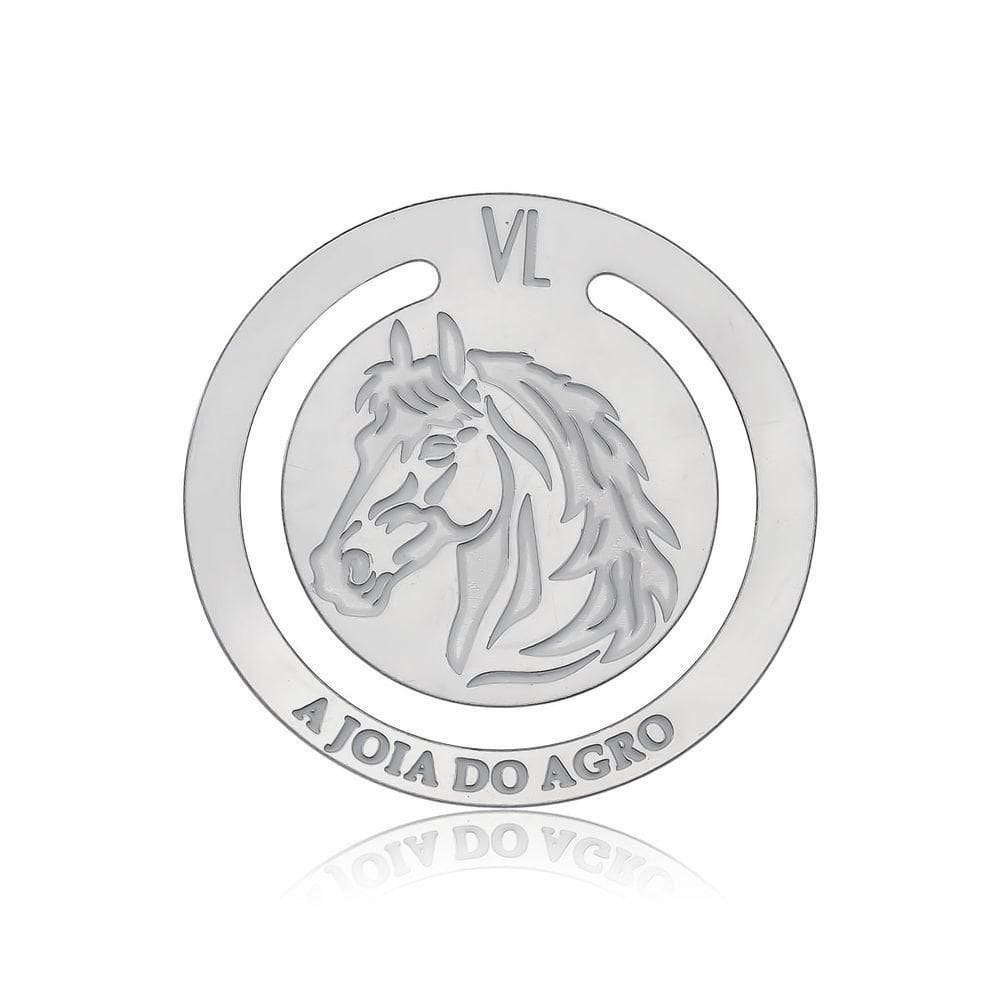 Marcador De Páginas Com Cavalo Em Aço Inox