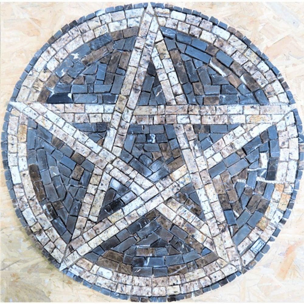 Mandala Simbólica Pentagrama Tamanho 130cm