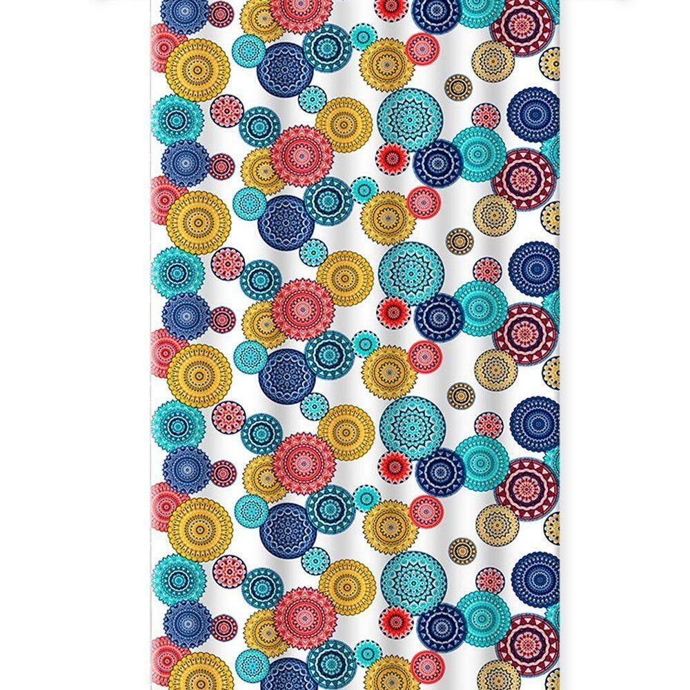 Cortina Para Box Estampada - Proteja Seu Banheiro Estampa:mandala