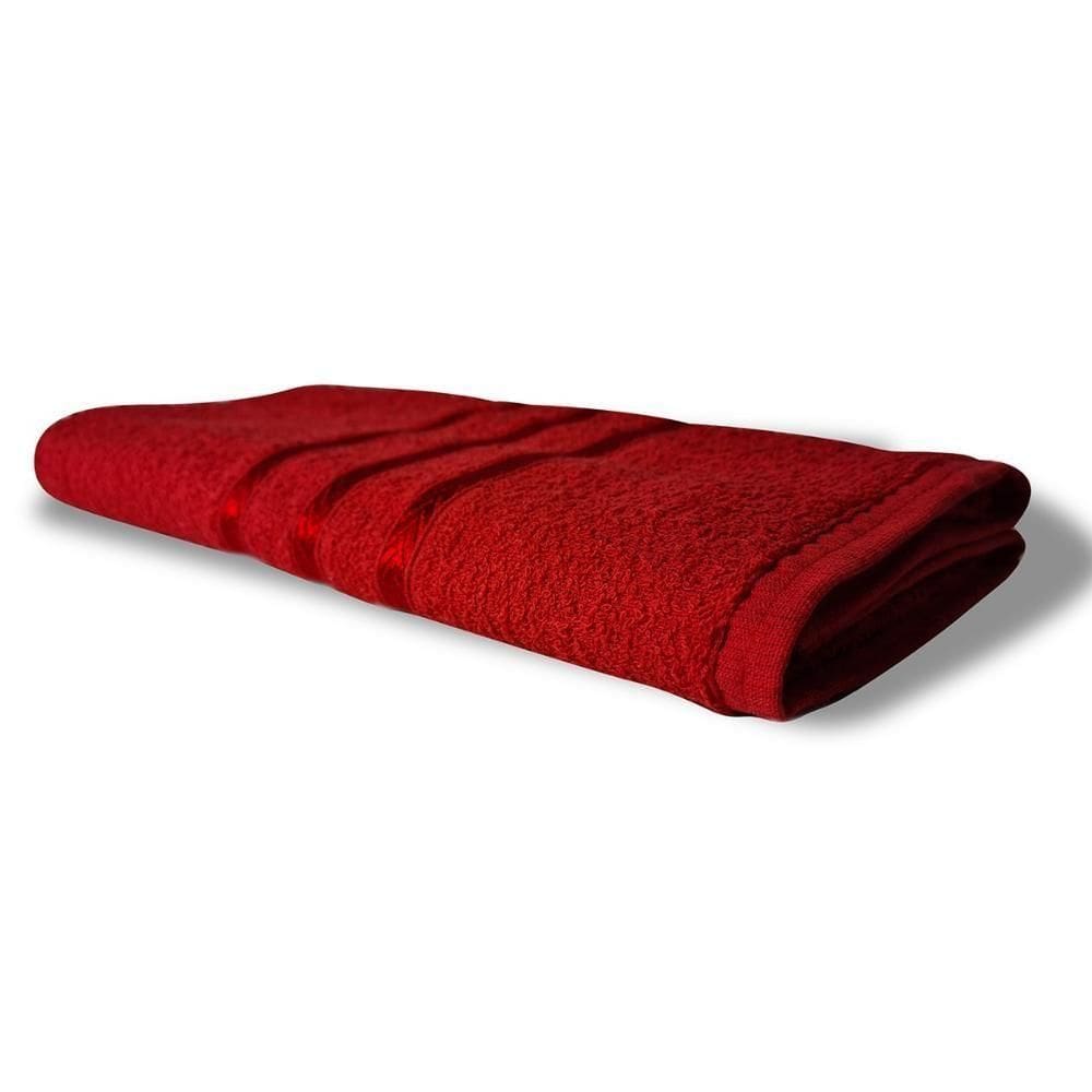 Toalha De Banho Grande Verona 230g-m² 100% Algodão 70x125cm Vermelho
