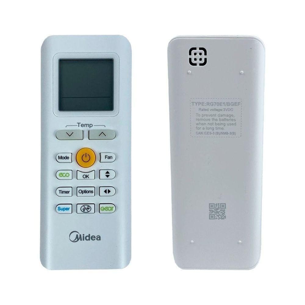 Controle Remoto Springer Midea 42mbca-mbcb 17317000a17101 único