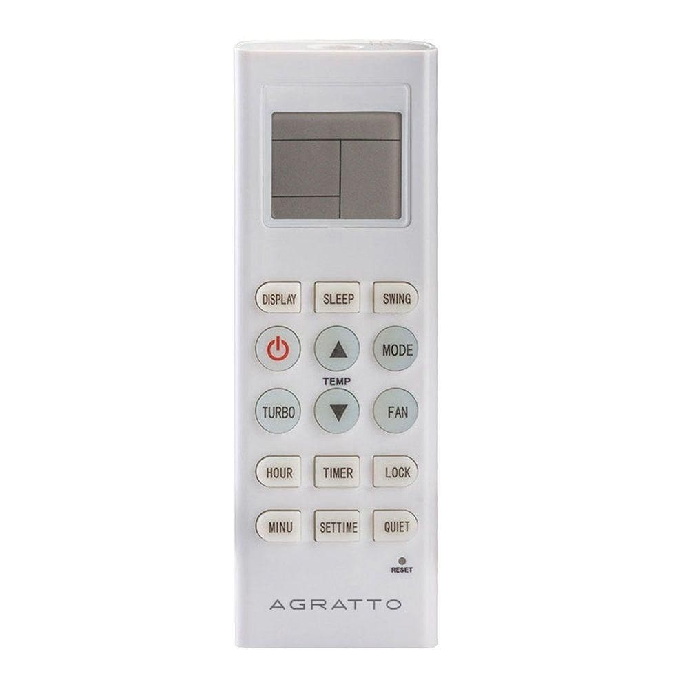 Controle Remoto 18.000 Btus Agratto Fit 9 A 30.000 Btus