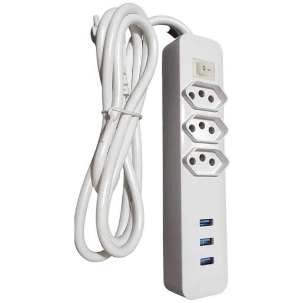 Filtro De Linha 3 Tomadas