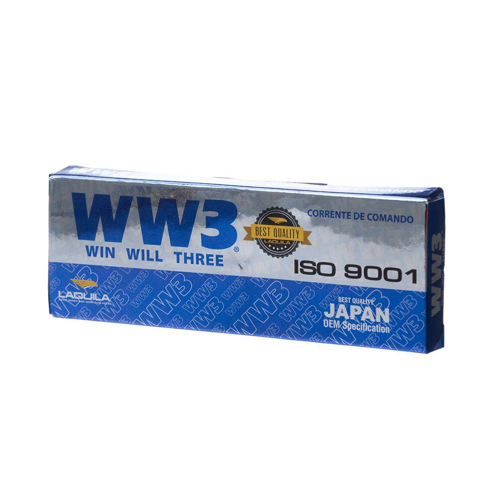Corrente Comando Ww3 94 Elos Cg 150 125 Bros 150 125 Burgman