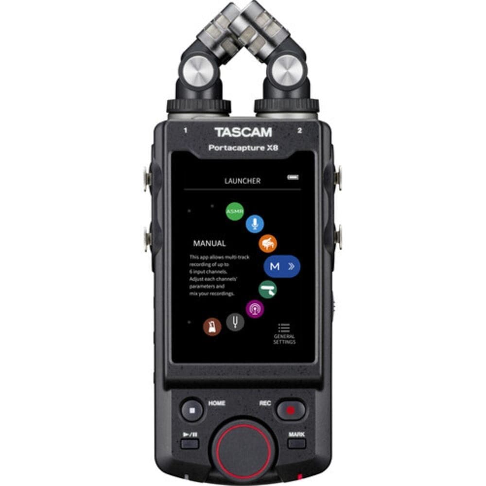Gravador Tascam Portacapture X8 De Áudio 32 Bits