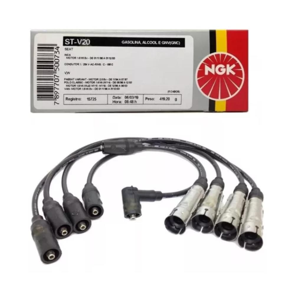 Cabo De Ignição Ngk / Polo Classic / Passat / Inca / Van