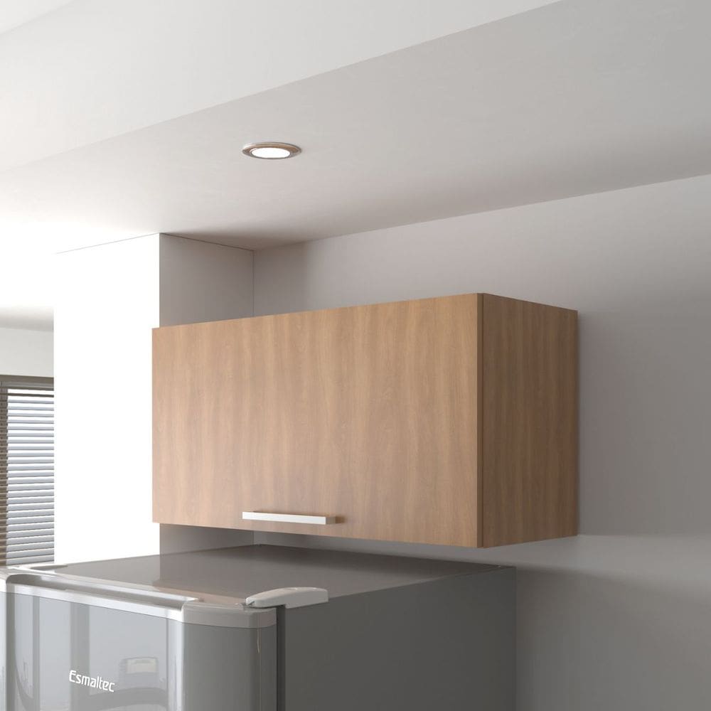 Armário Aéreo para Cozinha 80cm 1 Porta Basculante Freijó CZ3119