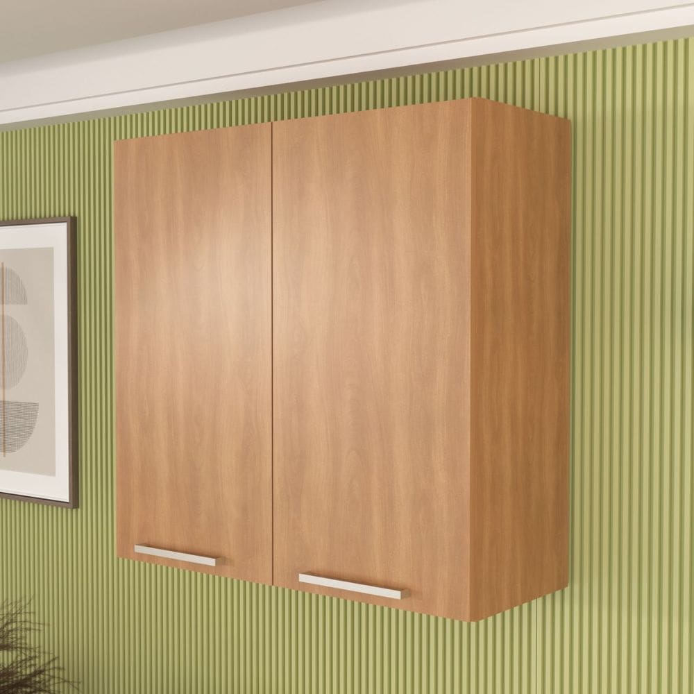 Armário Aéreo para Cozinha 80cm 2 Portas Freijó CZ3115