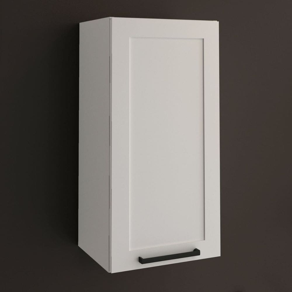 Armário Aéreo para Cozinha 40cm 1 Porta MDF Branco CZ3315