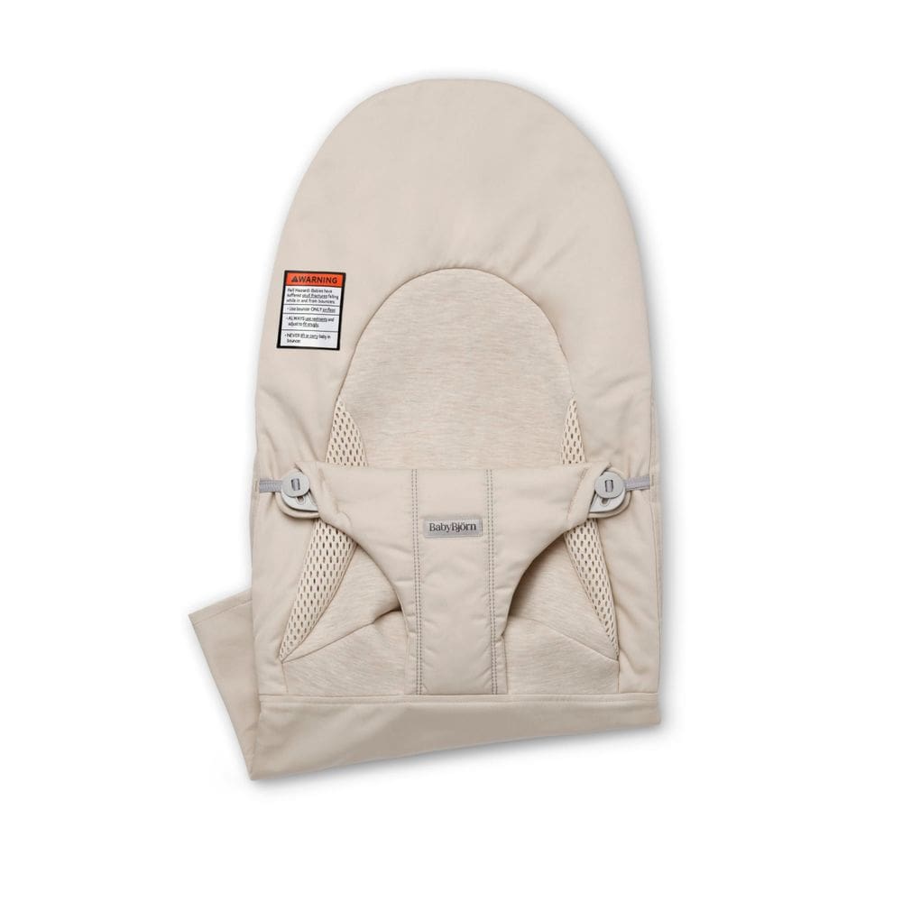 Assento de tecido para Bouncer BabyBjörn Woven/Jersey Light Beige