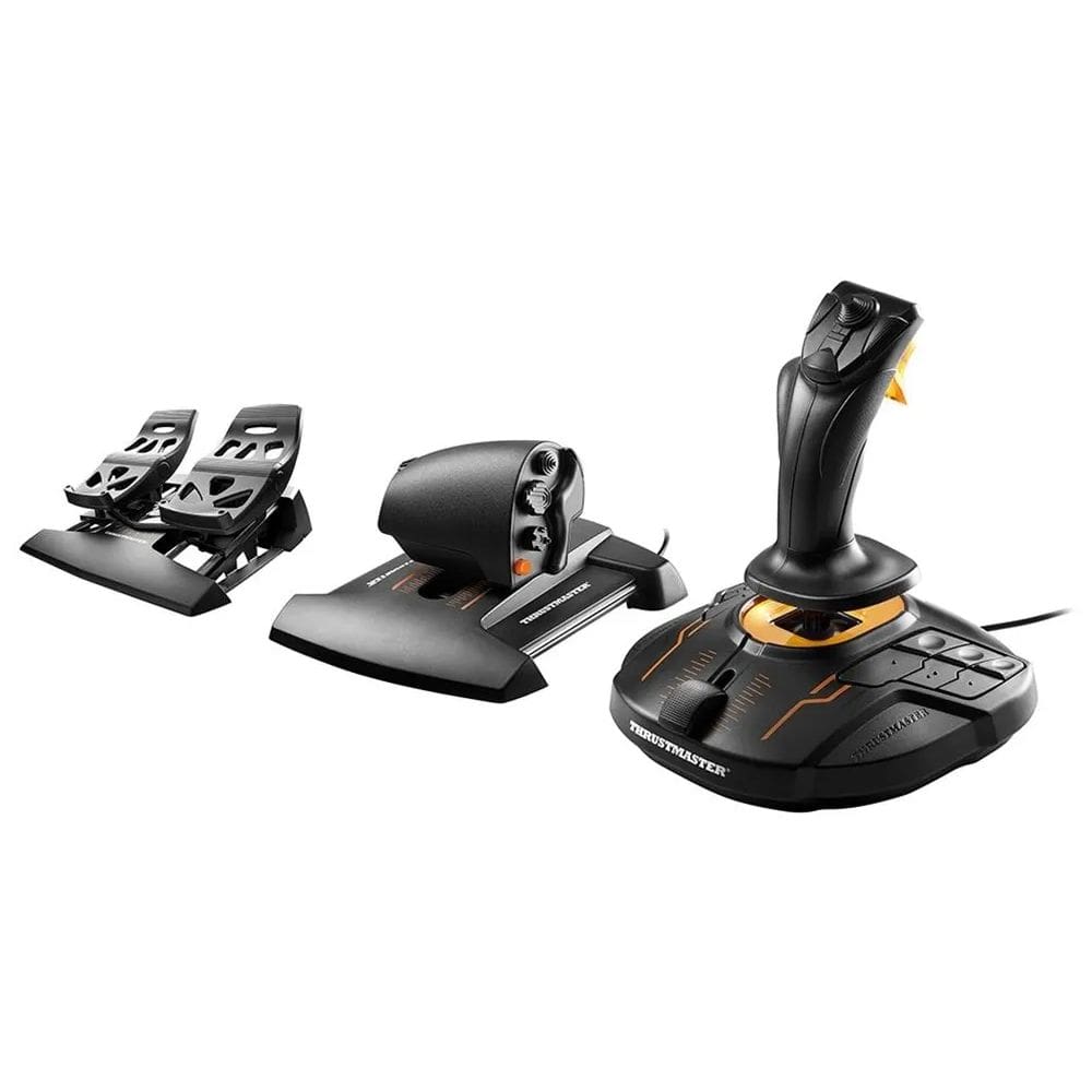 Simulador Gamer De Vôo T.16000M Thrustmaster Joy/acel/pedal