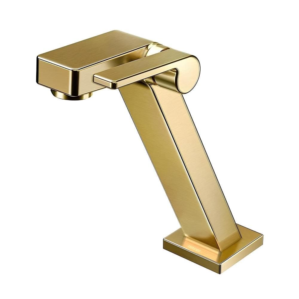 Torneira de Mesa para Banheiro DocolStillo Ouro Escovado
