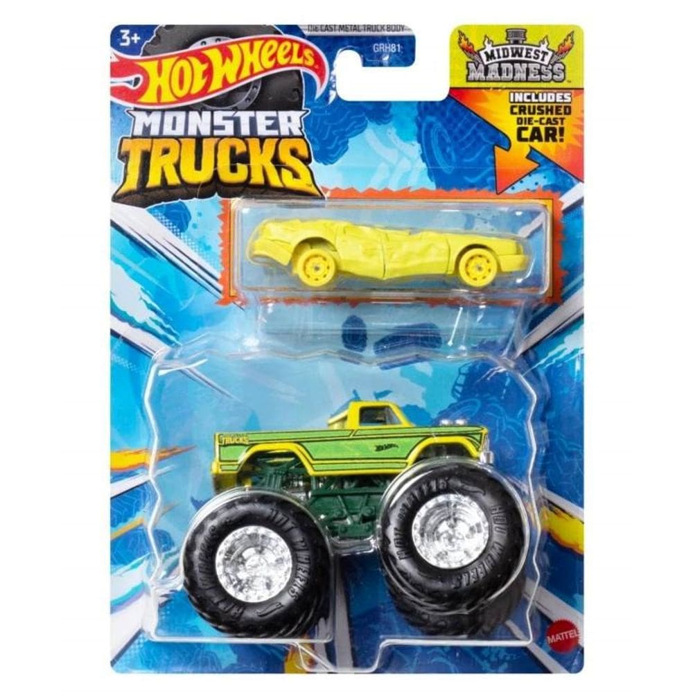 Miniatura Hot Wheels Monster Trucks Midset Madness (7397)