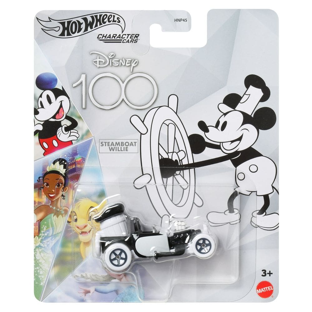 Miniatura 1/64 Hot Wheels Disney Car 100 Stem Boat Willie