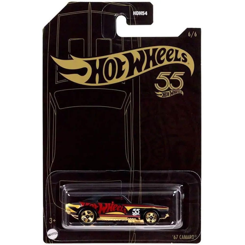 Miniatura 1/64 Hot Wheels Camaro 1967 55 Anniversary 6/6