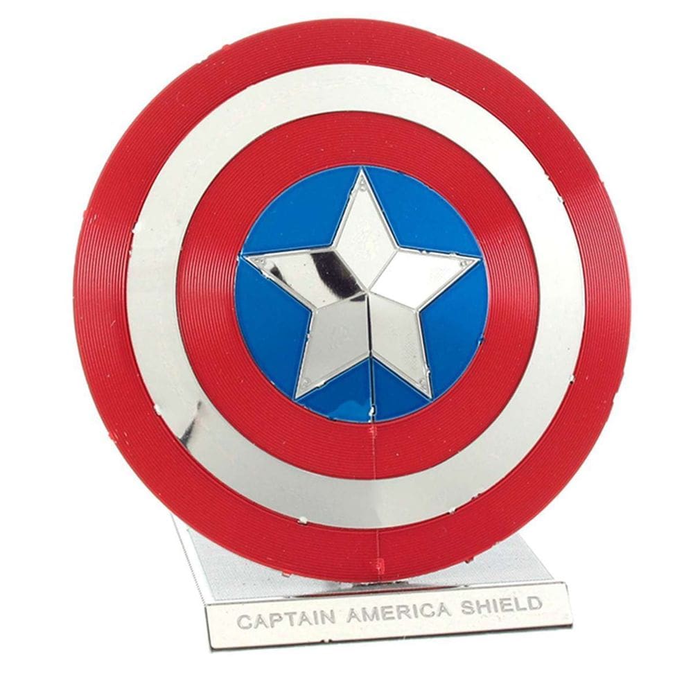 Miniatura Metal Earth Marvel Avengers Capitão America Shield