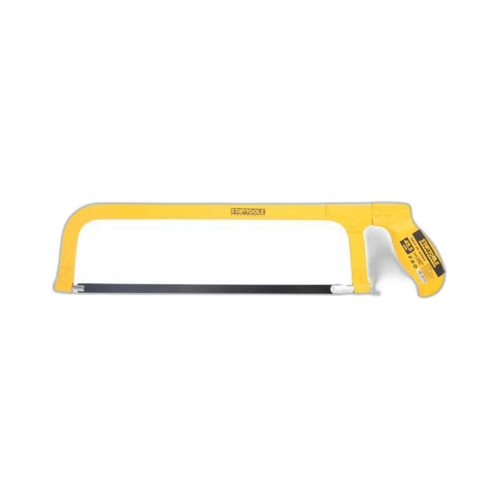 Arco De Serra Manual Em Aço Cortar Ferro Metal Pvc - Amarelo