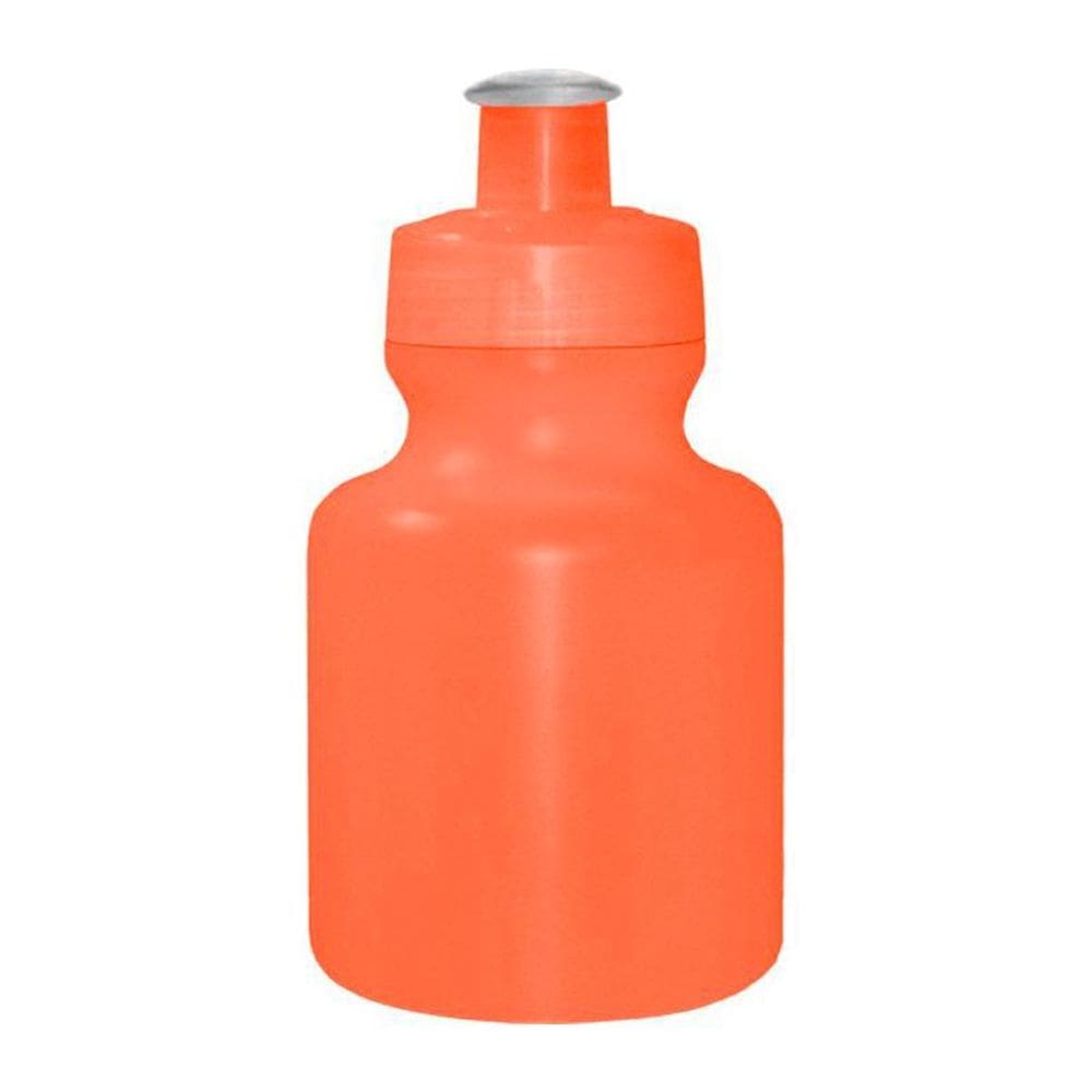 Kit 50 Squeezes 300Ml Laranja Neon Plástico Premium