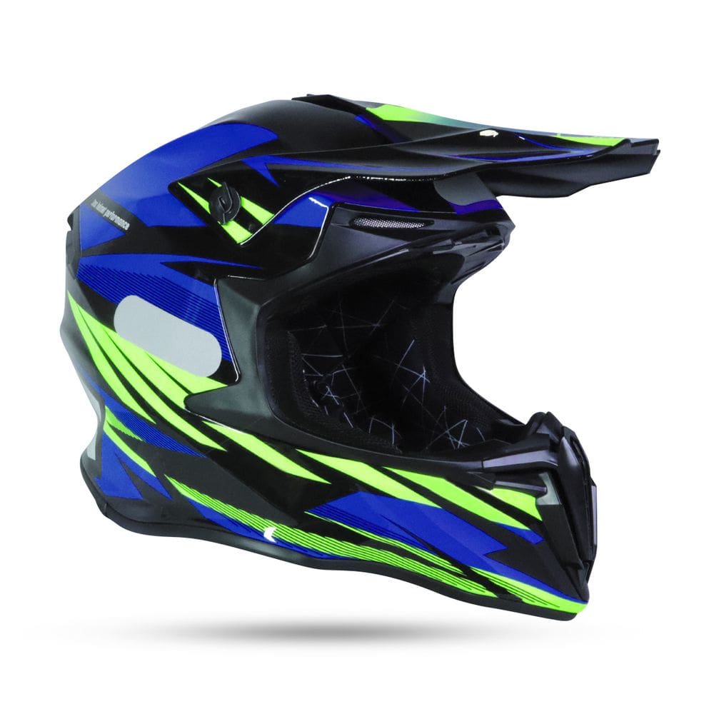Capacete Ims Revo Azul/Preto Trilha Enduro Motocross