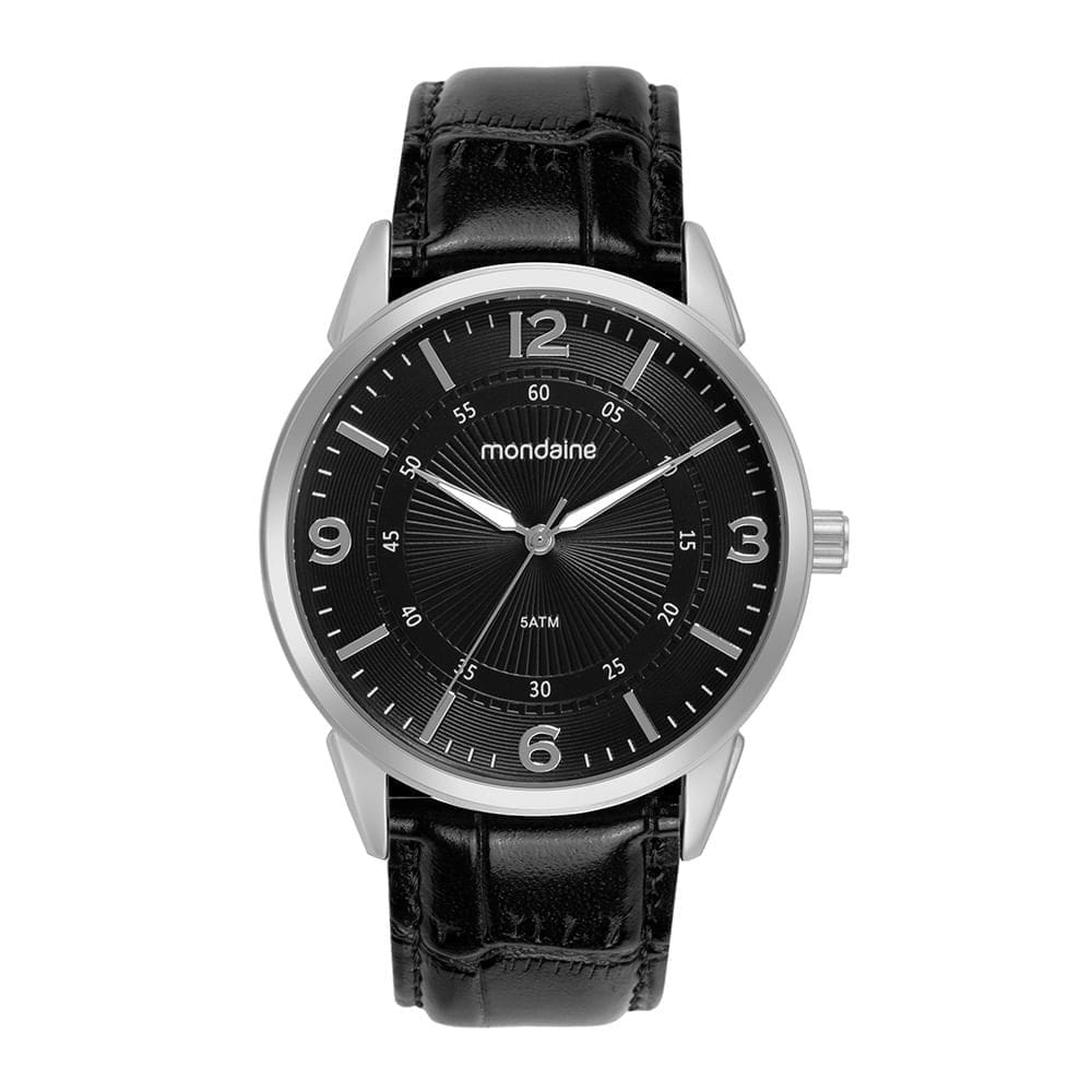 Relógio MONDAINE masculino analógico preto 99789G0MVNH1
