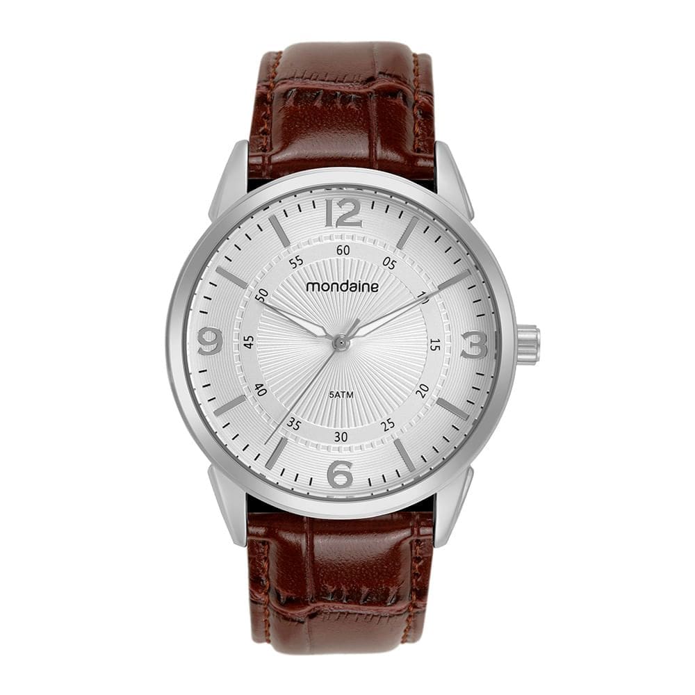 Relógio MONDAINE masculino analógico couro 99789G0MVNH2
