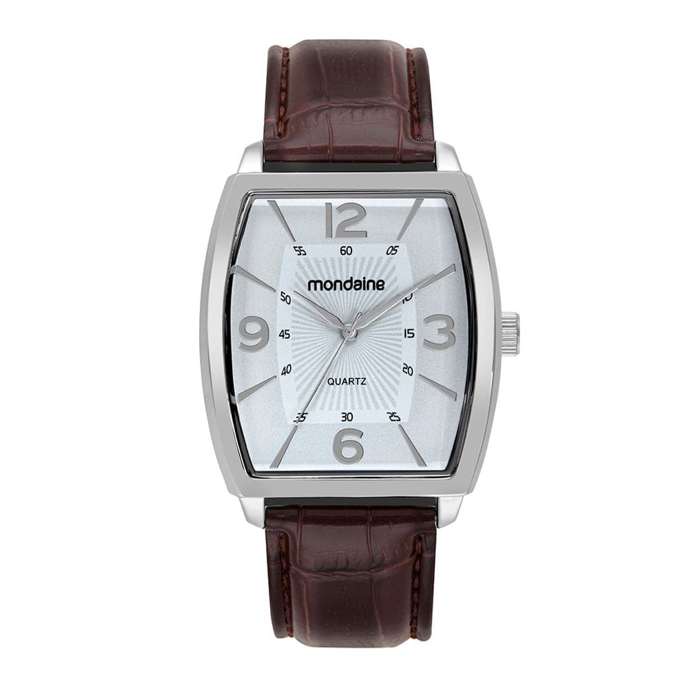 Relógio MONDAINE masculino analógico couro marrom 83506G0MVNH1